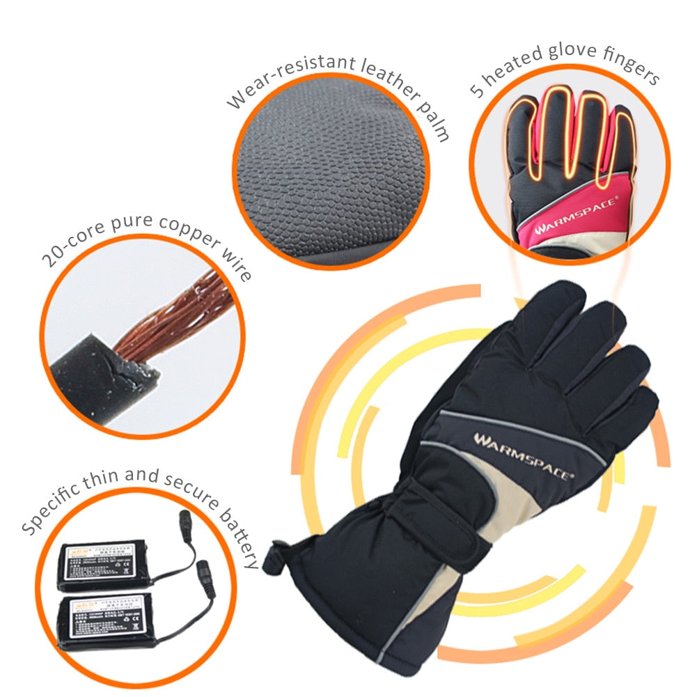 ThermoGrip Electric Heated Gloves