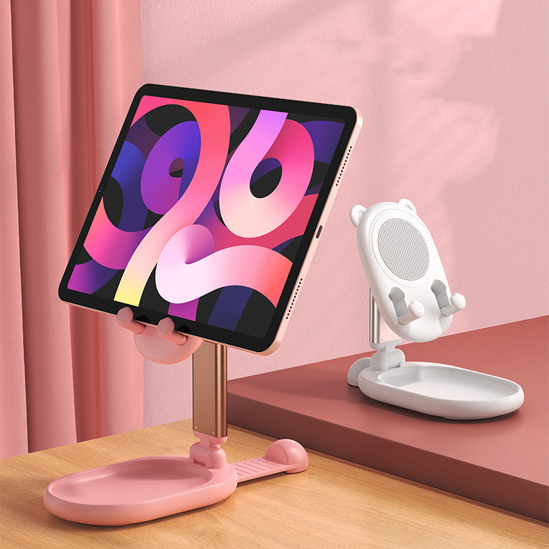 Adjustable Desk Phone Holder with Mirror for iPhone & iPad