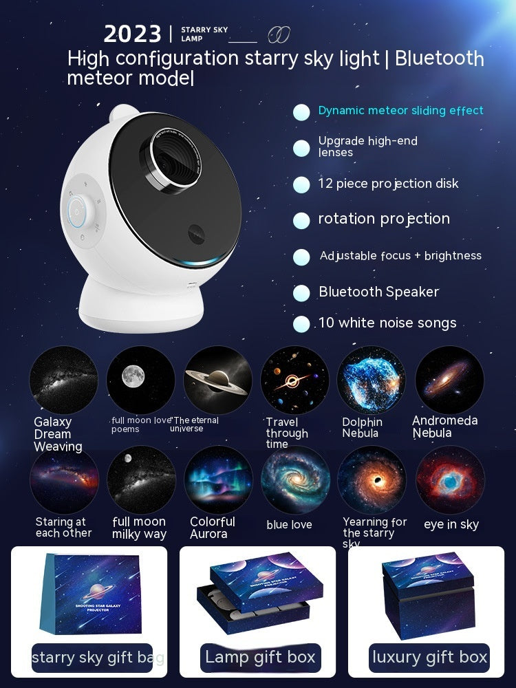 Galaxy Star Light Projector with Bluetooth Connectivity