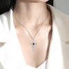 Heart-Shaped Love Cross Projection Necklace for Women