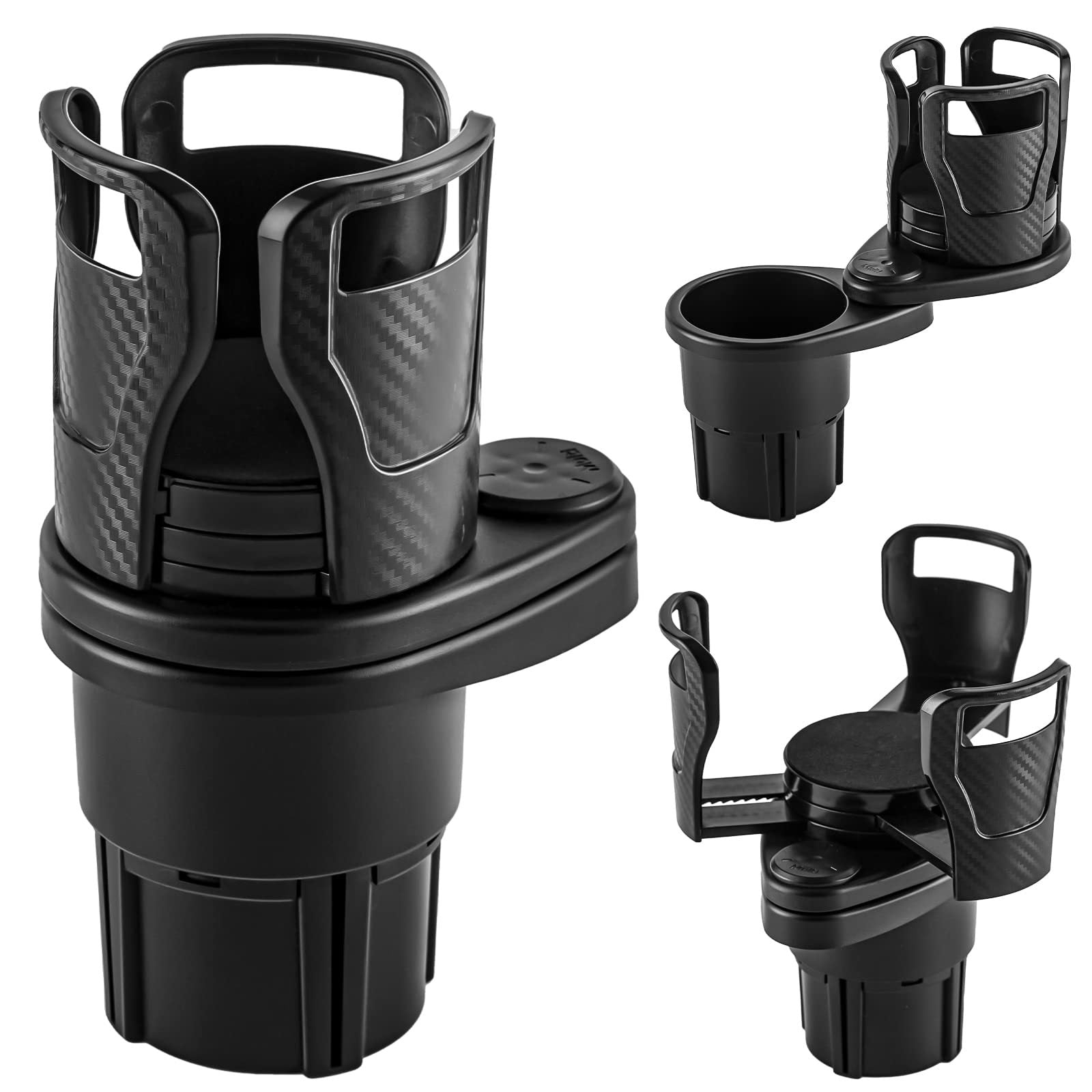 2-in-1 360° Rotatable Car Cup Holder & Organiser