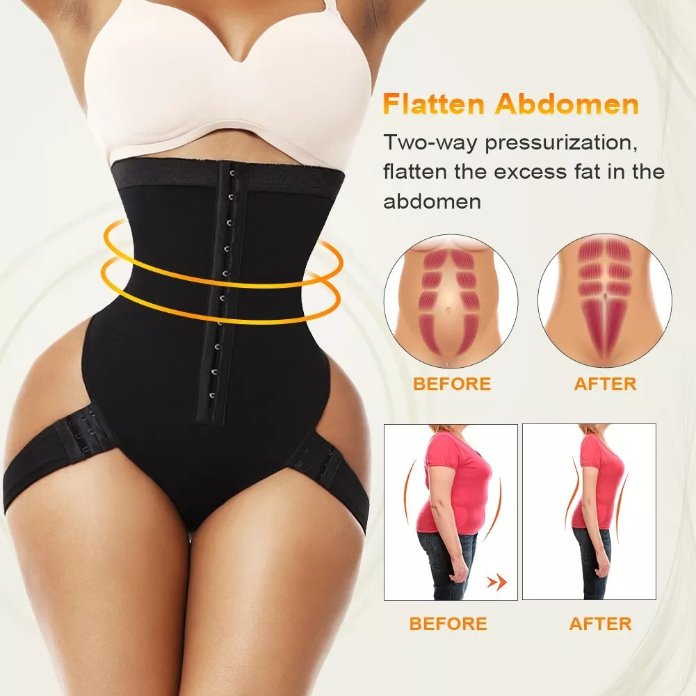 Tummy Tuck Waist-breasted Hip-lifting Trousers