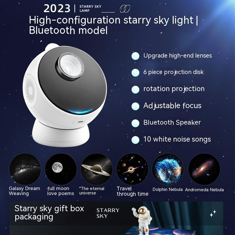 Galaxy Star Light Projector with Bluetooth Connectivity