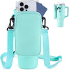 Neoprene Water Bottle & phone Carrier with Adjustable Strap