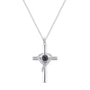 Heart-Shaped Love Cross Projection Necklace for Women