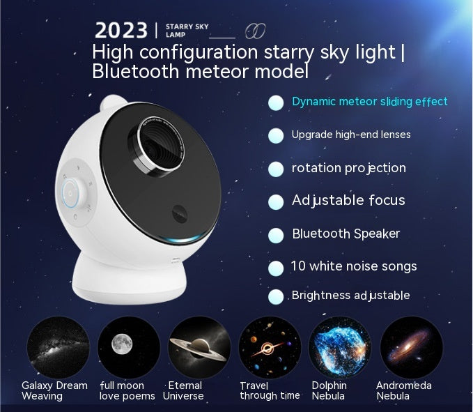 Galaxy Star Light Projector with Bluetooth Connectivity