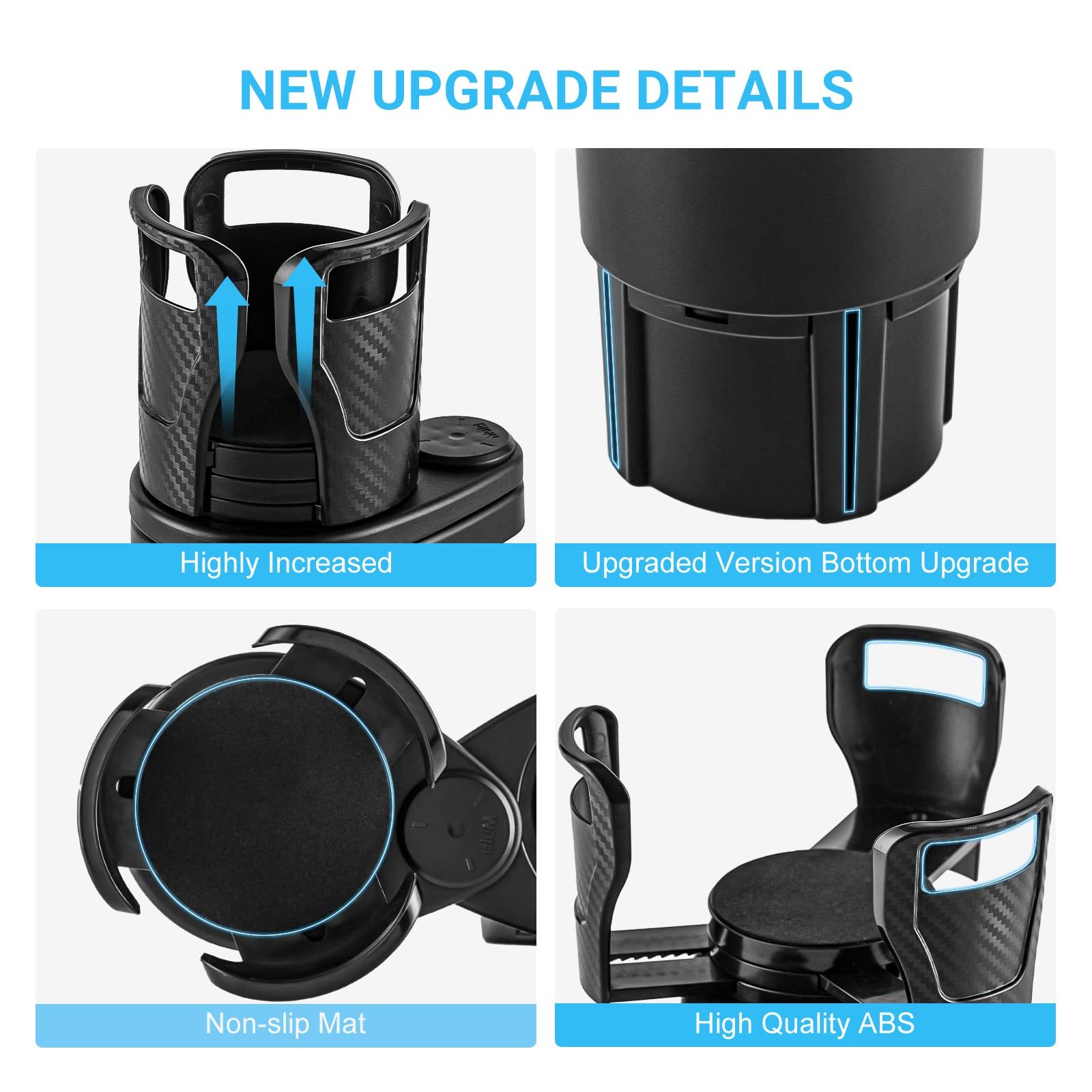 2-in-1 360° Rotatable Car Cup Holder & Organiser