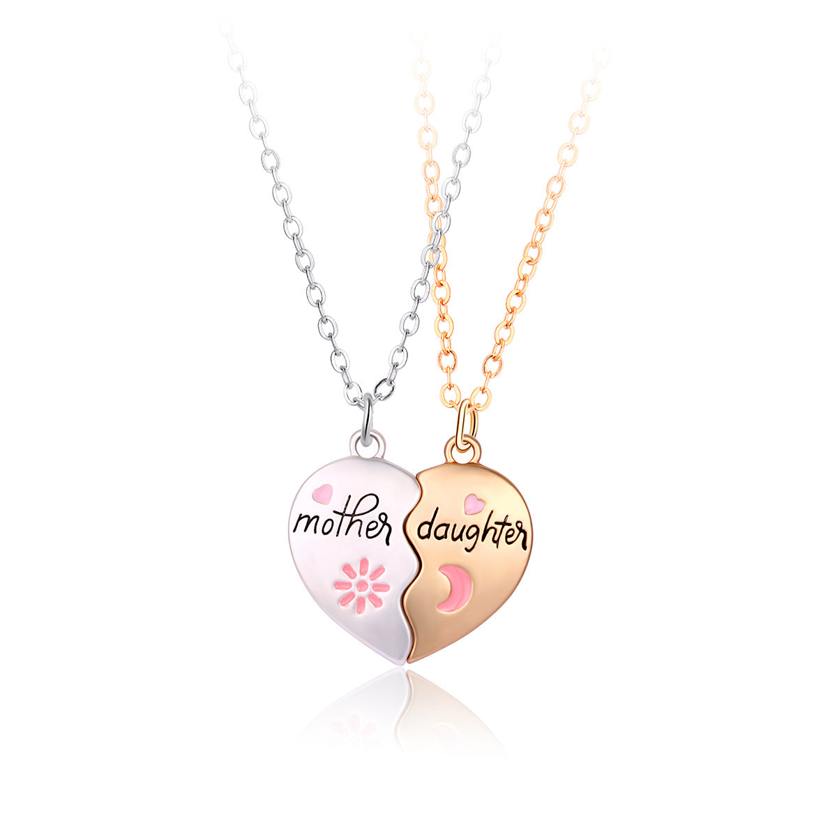 Heartfelt Mother Daughter Or Son Matching Necklace Set ❤️