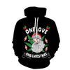 Men's And Women's Fashion Christmas Printed Hoodie