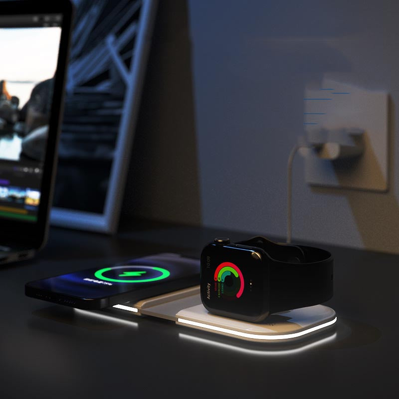 Portable Dual Magnetic Wireless Charger