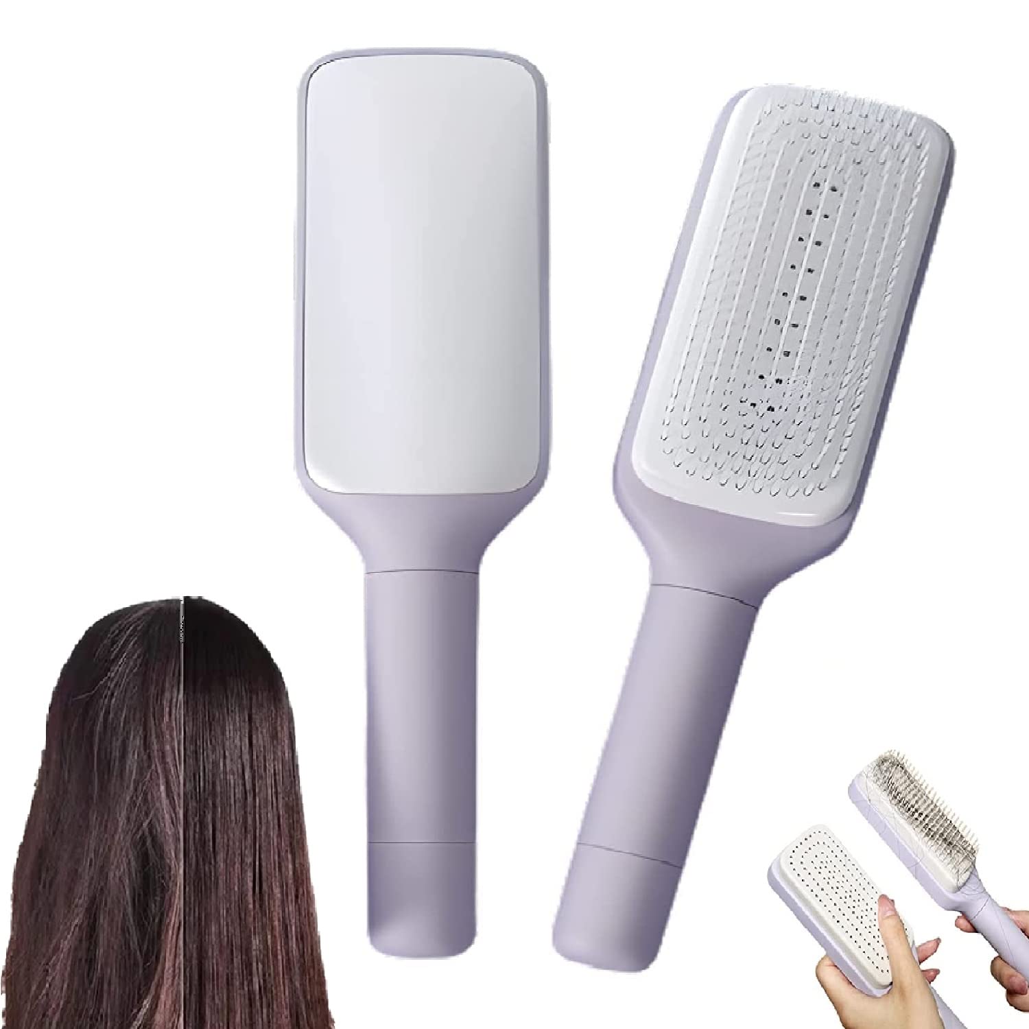The Ultimate Self-Cleaning Hair Brush