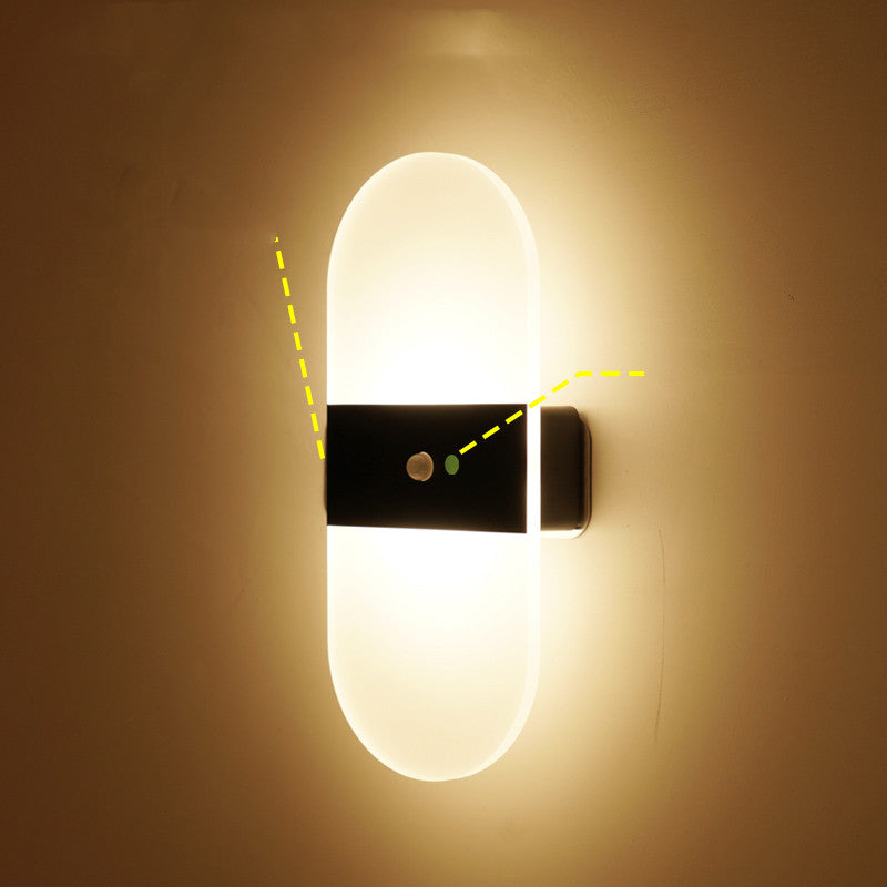 Magnetic Rechargeable Wall Lamp Simple Bedroom Bedside Lamp -  Magnetic Simplicity