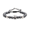 Hot Selling Magnetic Black Stone Faceted Beaded Bracelet -  Magnetic Simplicity