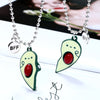 A Pair Of Avocado Necklaces Attract Magnets -  Magnetic Simplicity