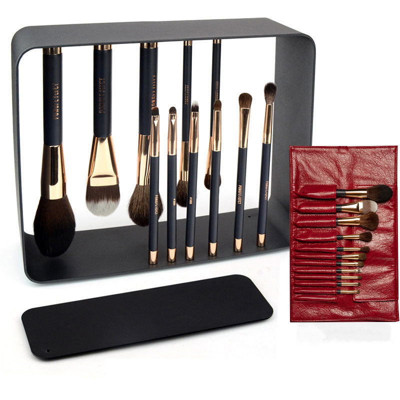 Fashion Magnet Makeup Brush Real Hair Set -  Magnetic Simplicity