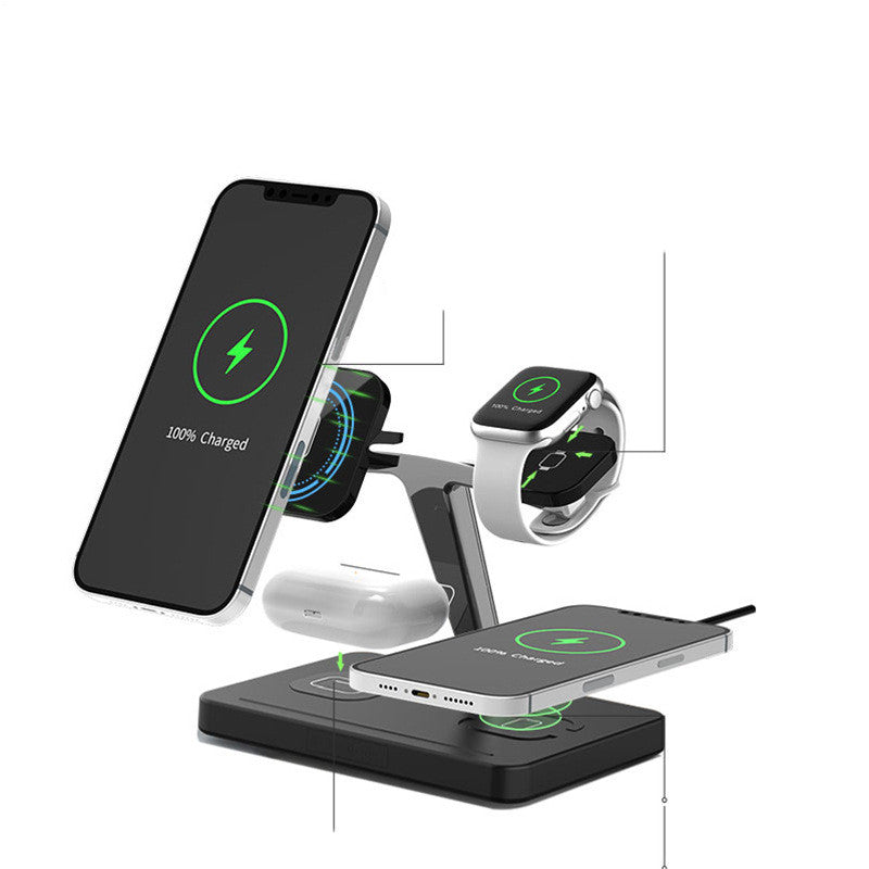 Four-in-one Magnetic Wireless Charger -  Magnetic Simplicity