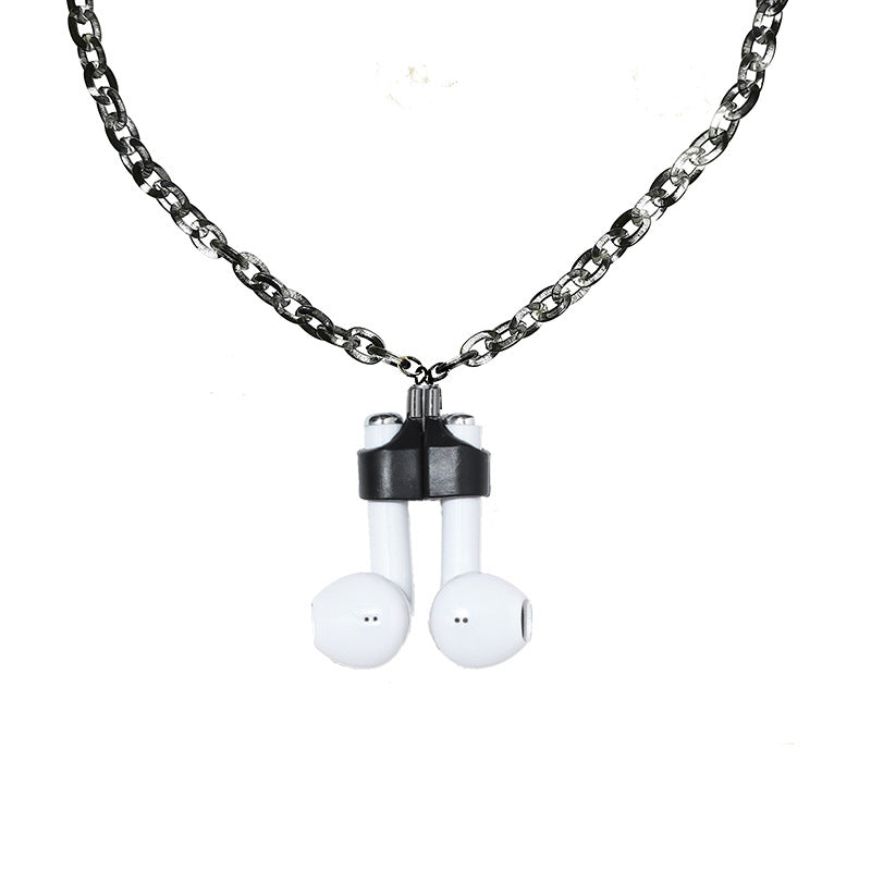 Wireless Earphones Acrylic Strong Magnetic Head Anti-lost Necklace -  Magnetic Simplicity