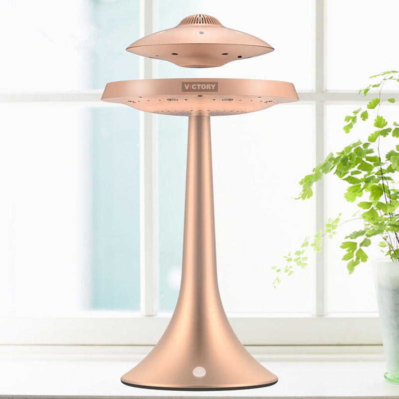 UFO Magnetic levitation bluetooth stereo Wireless charging Continue to life UFO sound Wireless bluetooth speakers Fashion lamp -  Magnetic Simplicity