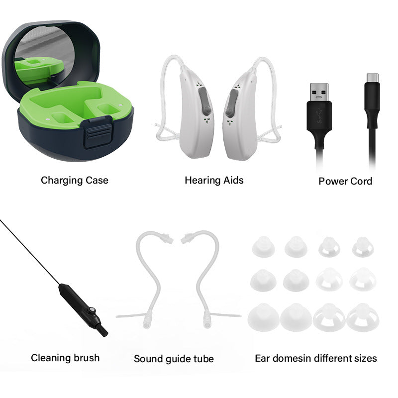 Digital Multimode Bluetooth Sound Amplifier with Magnetic Ear-back - Perfect for the Elderly