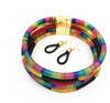 Hand-knitted  African Style Color Line Magnetic Buckle Necklace -  Magnetic Simplicity