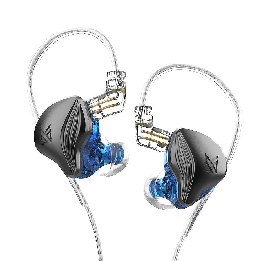 Elektrostatisk dubbla magnetiska rörliga spole HIFI trådbunden in-ear trådad mobiltelefon headset