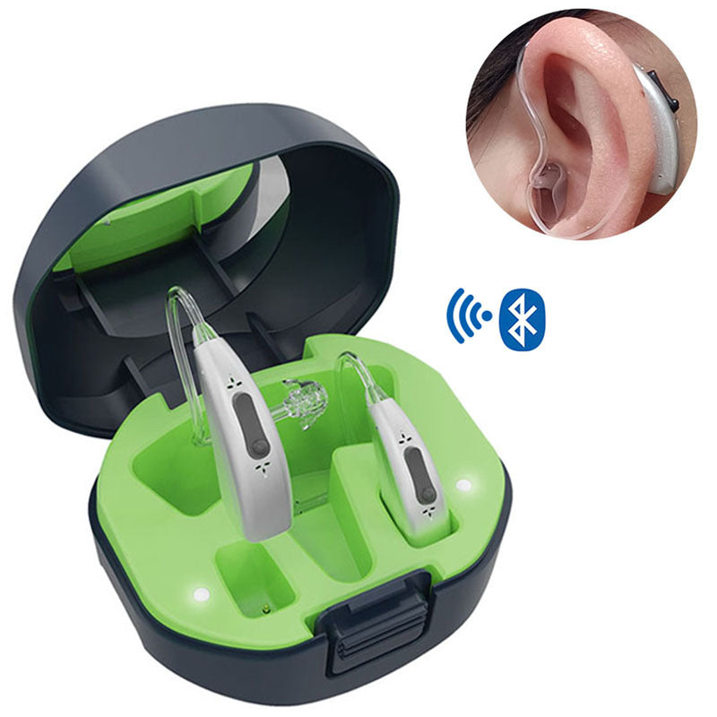 Digital Multimode Bluetooth Sound Amplifier with Magnetic Ear-back - Perfect for the Elderly