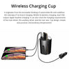 Cup Holder Car Charger For Phone And Ear Buds -  Magnetic Simplicity