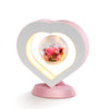 Alla hjärtans dag present Hjärta Flytande bord LED nattljus Magnetisk levitation Creatives Lampa Skrivbordslampa Heminredning