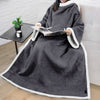 Sofa Plush Wearable Blanket Magnetic Buckle TV Blanket -  Magnetic Simplicity